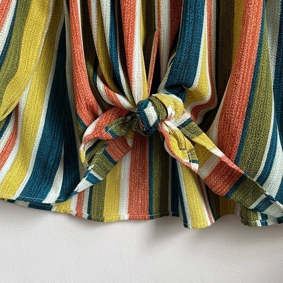 Dressy blouse on/off shoulders women’s size Small - Picture 2 of 14